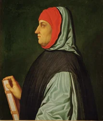 Francesco Petrarca, Dichter, Schriftsteller und Humanist, der seine geliebte Laura in einer Reihe von Sonetten Il Canzoniere verewigte