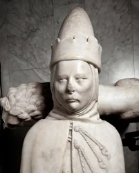 Grabdenkmal des ersten Dogen von Genua Simone Boccanegra (Marmorskulptur)