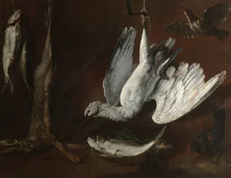 Hase, Löffler und Fisch, Mitte 1600er