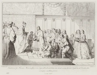 Der Patriarch Gio Francesco Morosini bietet als Erster an, jährlich 5000 Dukaten beizutragen...