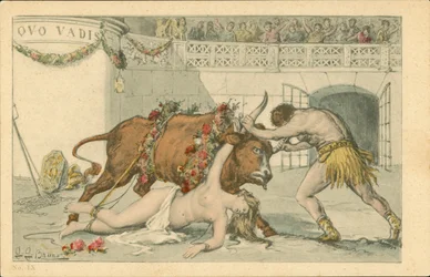 Illustration für den Roman Quo Vadis von Henryk Sienkiewicz