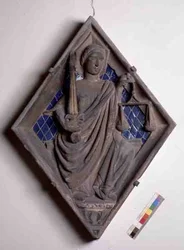 Gerechtigkeit, Reliefkachel vom Campanile