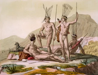 Korah-Hottentotten vom Kap, ca. 1820er-30er Jahre