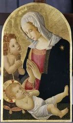 Madonna und Kind mit Johannes dem Täufer, ca. 1460