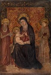 Madonna und Kind mit Heiligen