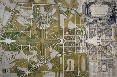 Karte von Villa Mansi und ihren Gärten in Capannori (Toskana)