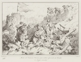 Tod von Caterino Cornaro, Generalprokurator in Candia