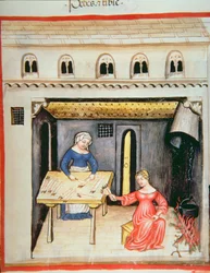 Vorbereitung von Tierfüßen und Hufen, aus Tacuinum Sanitatis