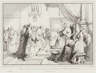 Pietro Bembo wird zum Kardinal ernannt und von Contarini und Sadoleto Papst Paul III. vorgestellt