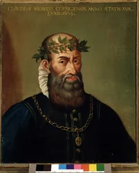 Porträt von Claudio Merulo (Merlotti, Merulus) (1533-1604), italienischer Komponist, 17. Jahrhundert