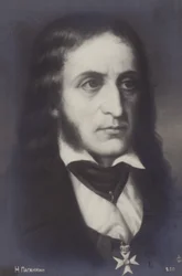 Porträt von Niccolò Paganini