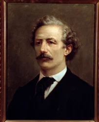 Porträt des italienischen Komponisten Enrico Bossi (1861-1925)