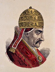 Porträt von Papst Benedikt VI. (973-974)
