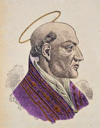 Porträt von Papst Johannes I. (523-526)