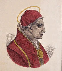 Porträt von Papst Johannes VI. (701-705)
