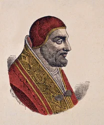 Porträt von Papst Johannes XIX (1024-1032)