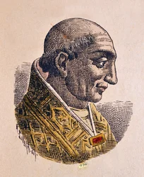 Porträt von Papst Landus (913-914)