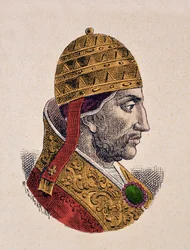 Porträt von Papst Nikolaus III (1277-1280)