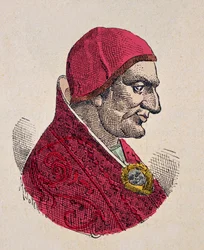 Porträt von Papst Sabinianus (604-606)