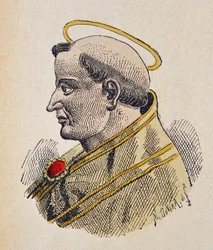 Porträt von Papst Sixtus III. (432-440)