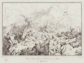 Eroberung der Festung Korone in Morea