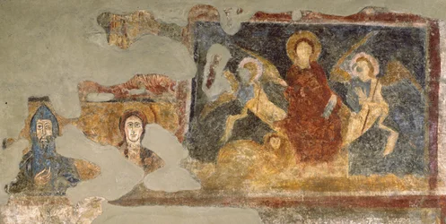 Überreste eines Freskos, Santa Maria Antiqua, Rom