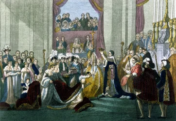 Weihe Kaiser Napoleons I. und Krönung Kaiserin Joséphines in Notre-Dame am 2. Dezember