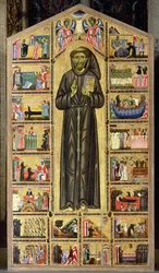 St. Franziskus und Szenen aus seinem Leben, Bardi-Kapelle (Tempera auf Tafel)