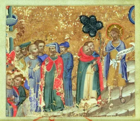 St. Johannes der Täufer predigt