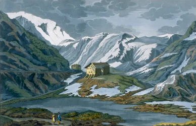 Schweiz: Hospiz des heiligen Bernhard in den Alpen