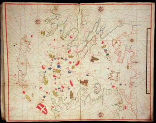 Die Ägäis, aus einem nautischen Atlas, 1646