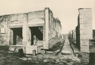 Das Gebäude von Eumachia wie es ist (Gravur)