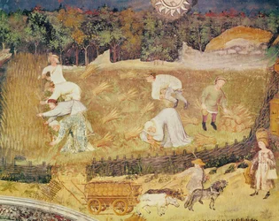 Der Monat August (Detail)