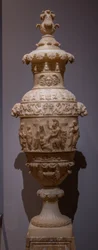 Vase mit klassischer Szene: Das Opfer der Polyxena, ca. 1825