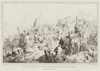 Sieg der Venezianer bei Maclodio über die Truppen des Herzogs von Mailand