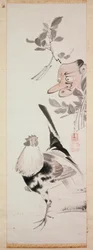 Hahn und Tengu-Maske, um 1775