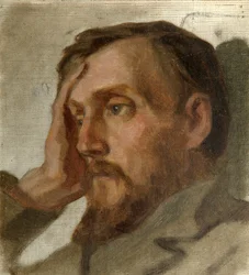 Porträt des Literaturkritikers und Philosophen Vissarion G. Belinsky, 1811-1848, 1879