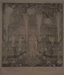 Illumination bei der Akademie der Schönen Künste in der Silvesternacht 1748