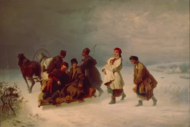 Der Abschied der Rekruten, 1860