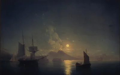 Neapel bei Nacht, 1850
