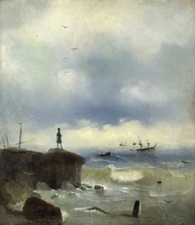 Puschkin blickt auf das Schwarze Meer