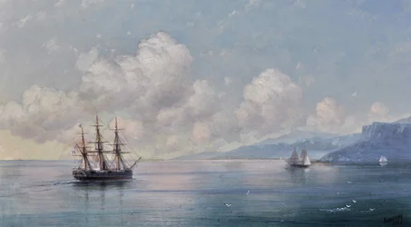 Schiff vor der Krimküste, 1881