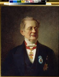 Porträt des Kanzlers Prinz Alexander Mikhailovich Gorchakov
