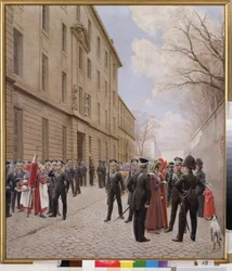 Die russische kaiserliche Garde in Paris 1814