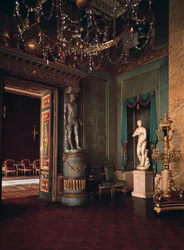 Der Blaue Saal des Ostankino-Palastes in Moskau