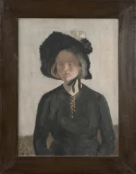 Eva, die Frau des Künstlers