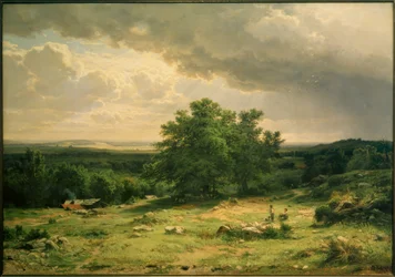 I. I. Schischkin, Blick in die Umgebung Düsseldorfs