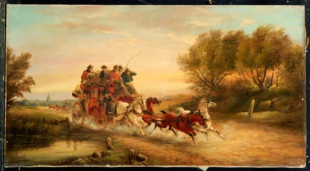 Der Oxford-London-Postkutschwagen, 1883
