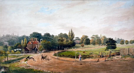 Lordship Lane, Camberwell, London, ca. 1860