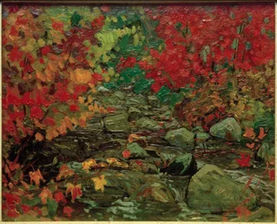 Herbstblätter, Batchewana Wood